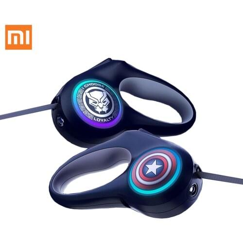 Xiaomi Petkit Pet Dog Led Retractable Collar Light Leash Harness With Lock &release Mechanism Leash Glowing Cat Dog Accessories