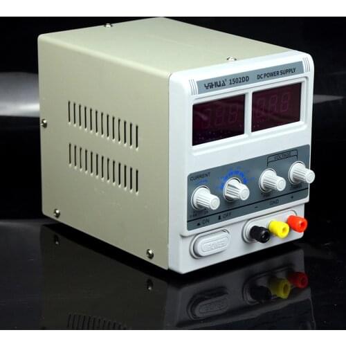 YIHUA 1502DD 220V 15V 2A Adjustable DC Power Supply LED Display Mobile phone repair test regulated power supply Free shipping
