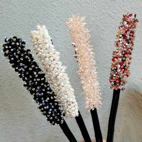 Hot Sale Luxury Pearl Flower Clear Crystal Wedding Bridesmaid Jewelry Hair Accessory Bridal Rhinestone Hair Pins Clips Hairwear