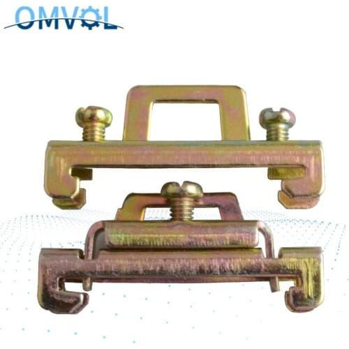 1pcs fixed clamp fasten clip for 35mm DIN Rail