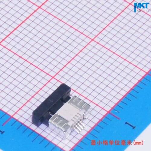 100Pcs Low/Upper Contact Type Drawer Mode 4 Pins 4P 0.5mm Pitch 2.0mm Height FPC FFC Connector