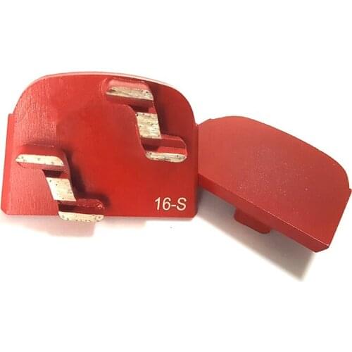 KT89 Lavina Quick Lock Grinding Tools Diamond Grinding Pads with Two Z Shape Segments Lavina Grinder Concrete Floor 12PCS