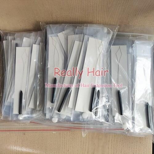2019 New products 50pcs hair extension Small black handle stainless steel wire for nano rings 1 pcs/bag