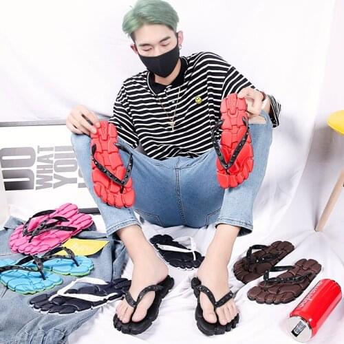 2021 Summer Casual Fashion All-match Light And Non-slip Beach Outdoor Couple Flip Flop Sandals SHOES35-45
