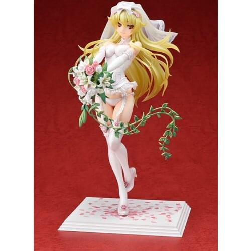 230mm Japanese original anime figure AMAKUNI HJ Ashikaga Chachamaru wedding dress ver action figure collectible model toys for
