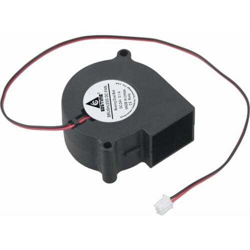 5 Pieces Gdstime 24V Ball Bearing 6cm 60mm x 28mm DC Blower Turbo Cooling Fan 60x28mm 6028 Industrial Blower Fan 24V