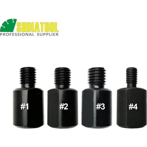 SHDIATOOL 1pc Adapter Can Change Thread For M14 To M10, M14 To 5/8, 5/8 To M14, M10 To M14, Drill Core Bits Adapter Converter