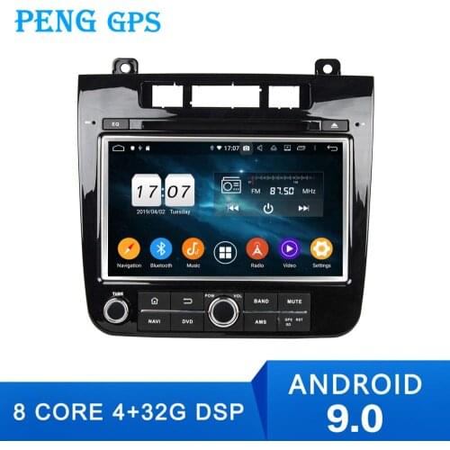 Octa Core 64G Android 9.0 Car DVD GPS Navigation Multimedia Player Car Stereo for VW TOUAREG 2010-2014 Radio Canbus Headunit DSP