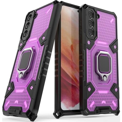 For Samsung Galaxy S21 Ultra Case Magnetic Car Shockproof Ring Armor Cover for Galaxy S21 Plus S20 FE Phone Cases