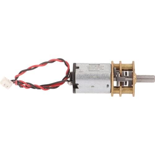 DC 3V-12V 60RPM Slow Speed Micro Mini N20 Full Metal Gearbox Gear Reducer Motor