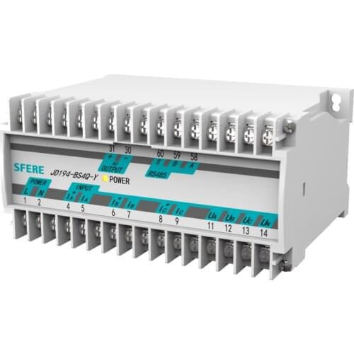 JD194-BS4I3T high accuracy 3 phase ac current transducer RS485