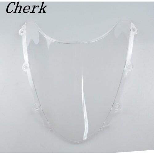 New Clear Motorcycle Windshield Windscreen Double Bubble For HONDA CBR1000RR CBR 1000RR 04-07 06 05