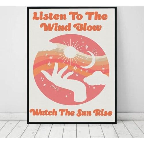 Fleetwood Mac Music Poster Band Gig Vintage Colorful Canvas Painting Retro Wall Pictures for Living Room Home Decor No Frame