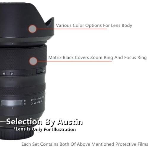 Lens Decal Skin For Tamron 24-70 G2 Canon Mount Protector Wrap Anti-scratch Sticker Cover Case
