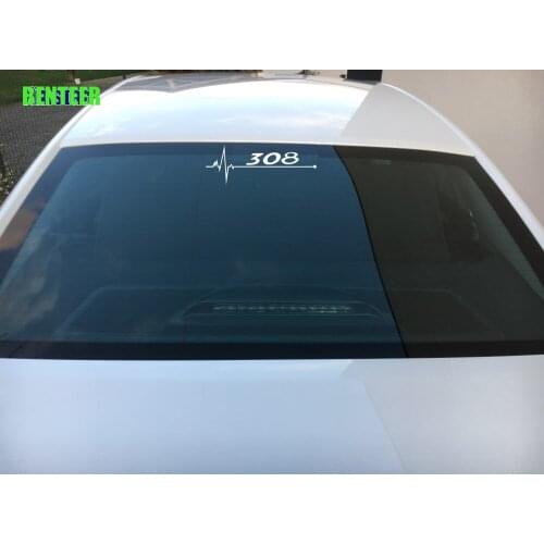 Car windows sticker for Peugeot 206 208 307 308 2008 3008 106 108 306 206 208