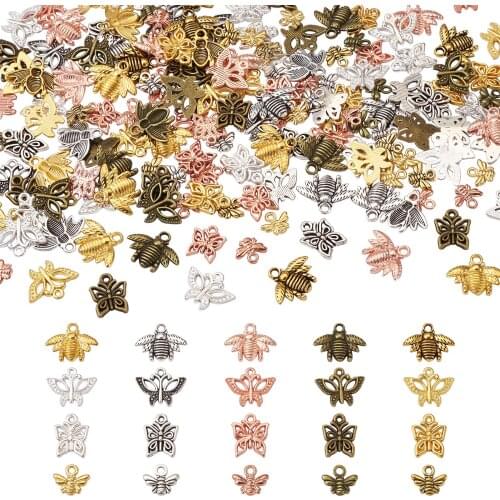 1 Set Fashion Tibetan Style Butterfly Pendants Charms For Popular Necklace Bracelet Earring Handmade DIY Making Jewelry Findings