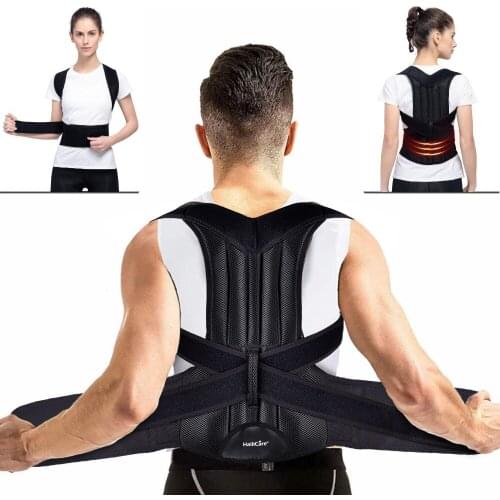 Back Posture Belt Corrector Posture Correction Belt Shoulder Lumbar Brace Spine Support Adjustable Adult Corset Pain Relief