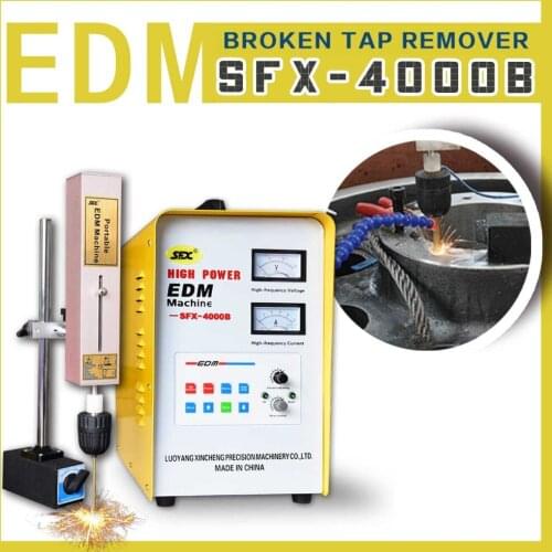 Tap burner edm thread tap remover portable EDM machine