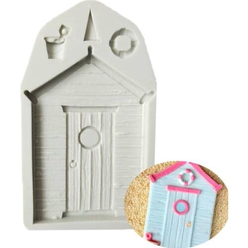 House Wedding silicone Sugarcraft mold fondant cake decorating tools chocolate gumpaste mold