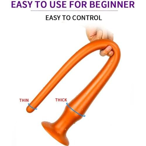 SM Gay Super Long Anal Dildo Butt Plug Prostate Massage Anus Dilator Vagina Masturbation Adult Erotic Sex Toy for Women Anal Sex