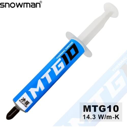 SNOWMAN MTG2 Thermal Conductivity Silicone Grease Desktop Computer Notebook Graphics Chip CPU Heat Transfer Paste Silicone