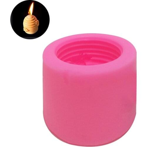 Honeycomb Bee Shape Silicone Mould DIY Aromatherapy Plaster Candle 3D Silicone Mold Clay Crafts Silicone Fondant Cake Decoratio