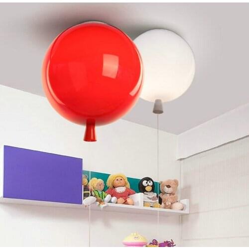Nordic modern balloon ceiling lamp bedroom childrens room leisure area simple personality color ceiling chandelier