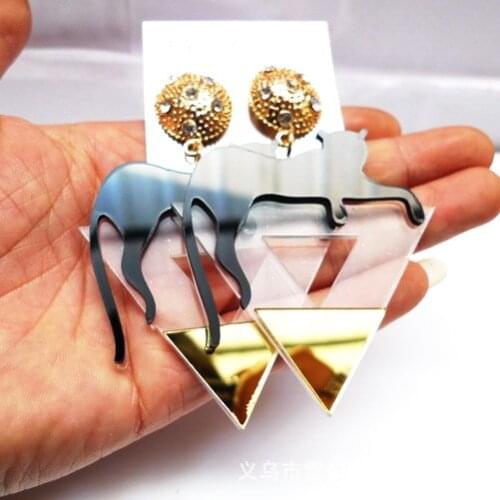 2021 Women Earrings Cat Pandent Earrings Charm Hip Hop Girls Gift Cute Stud acrylic jewelry Evening Party Earring