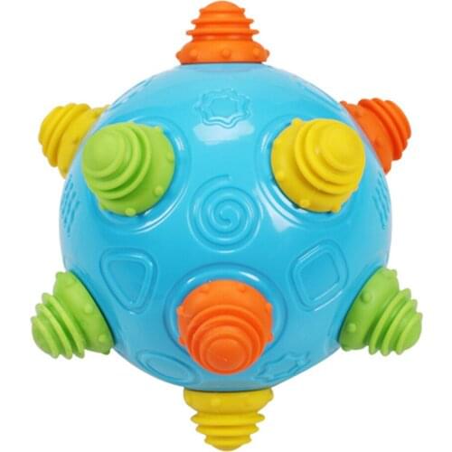 1 Set Baby Music Shake Dancing Ball Toy Bouncing Sensory Baby Rattles Toys for Baby Kids Newborn Music Vibrating Dancing