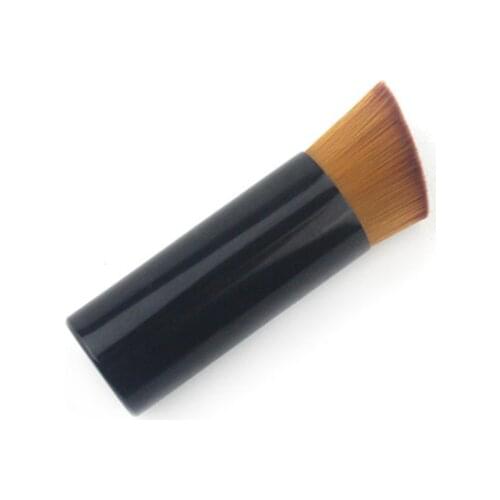 1pc Multifunction Mini Flat Oblique Head Makeup Brush Concealer Liquid Foundation Makeup Base Powder Brush Makeup Tools
