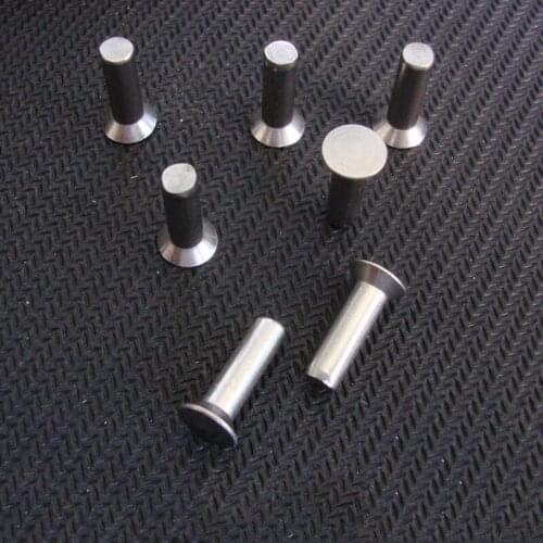 10pcs M5 stainless steel countersunk head solid rivet flat head rivets home decoration bolts 18mm-40mm length