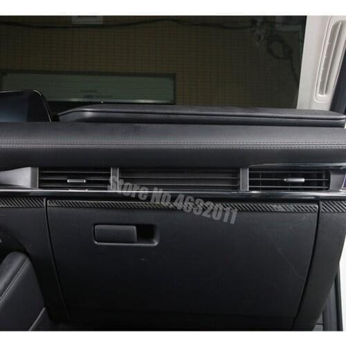 For Mazda 3 Axela 2019 2020 Stainless steel Car Console Decoration Strip LHD Cover Trim Sticker Styling Car Accessories 3pcs