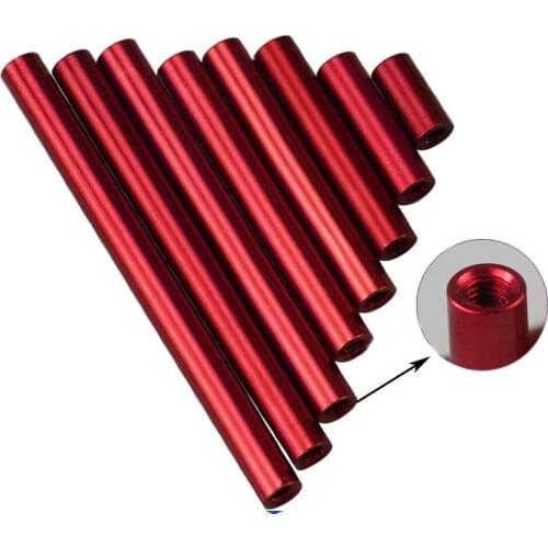 10pcs D5M3x10/12/22/35/37/40/45/80/100mm Aluminum Column Link Pillar Aluminum Tube Spacer Rod for RC DIY Model Aircraft Spare P