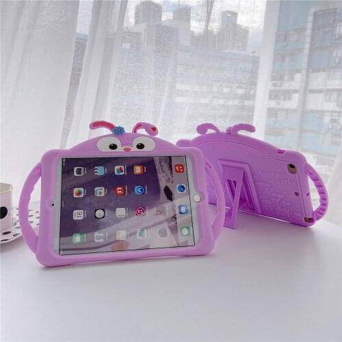 IPad 7th Gen Case for Kids Cartoon Cute Tablet Case for iPad 10.2 2019 9.7 Inch 2018 2017 Air 1 2 iPad Mini Silicone Cover Funda