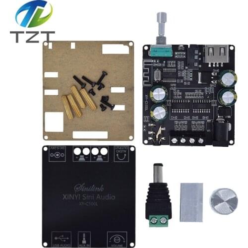 HIFI TPA3116 Bluetooth 5.0 High Power Digital Amplifier Stereo Board 100W+100W AMP Amplificador Audio Home Theater 3.5MM USB APP