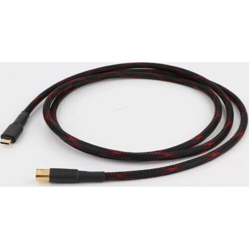 Hifi USB Type C Cable HiFi USB B To C Audio Data Cable For DAC Mobile Tablet