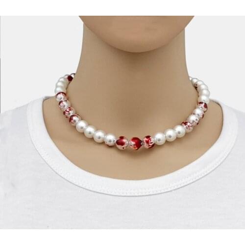 Fashion Titanium Steel Round Bead Necklace Simple All-match Collar Clavicle Chain Jewelry Hot Sale