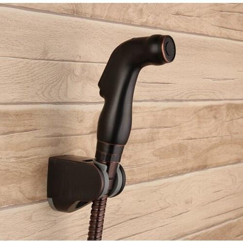 Oil Rubbed Bronze Toilet Hand held Bidet set ,Diaper Sprayer, Shower Shattaf Bidet Spray Douche kit Jet with holder hose