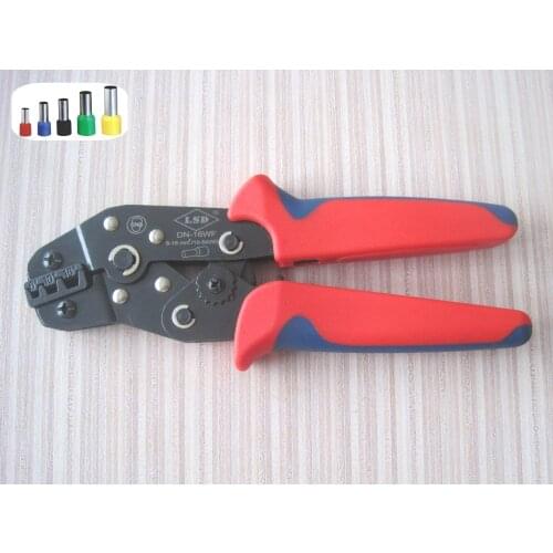 7.5'' Mini Design Ratchet Terminal Crimping Tools and Pliers European style DN-16WF