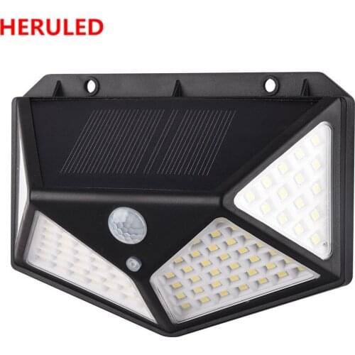 Garden Solar Lamp PIR Motion Sensor LED Solar Light Solar Powered By Sunlight Waterproof for Outdoor Wall Street Decoration
