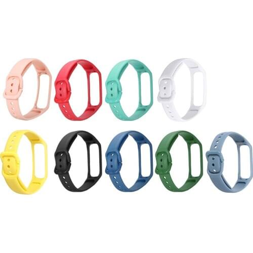 Silicone Sport Watch Band Wrist Strap For Samsung Galaxy Watch Fit-e/R375 Replacement Wristband Fashion Leisure Watch Accessory