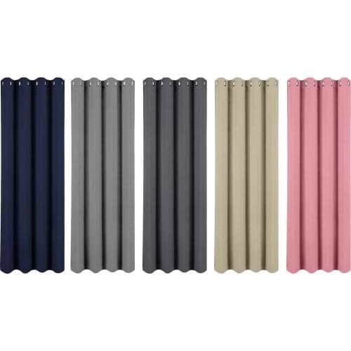 Modern Blackout Curtains For Living Room Bedroom Window Treatment Blinds Finished Drapes Solid Color Kitchen Curtains