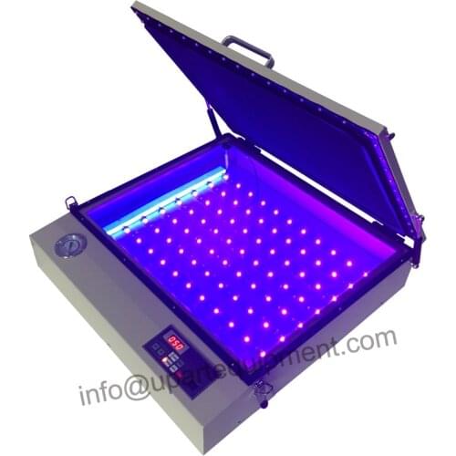 Screen printing uv led exposure machine with vacuum