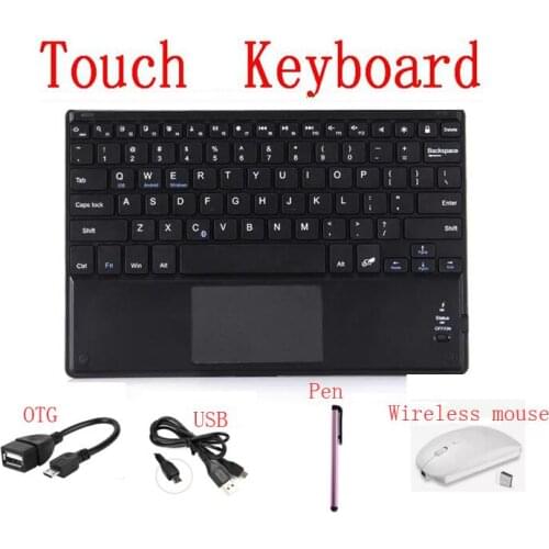 For Tablet Laptop phone Universal 7'' 8 inch 10 inch Wireless mouse Wireless Bluetooth Keyboard case Support IOS Android System