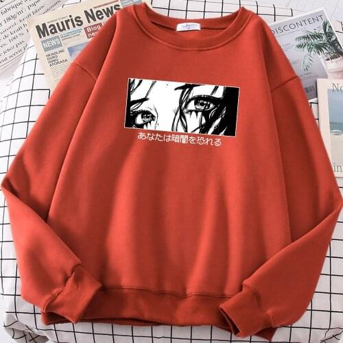 Are You Afraid of The Dark Comics Prints Mens Hoody Cartoons Oversized Streetwear Fashion Autumn Swetshirt Crewneck Loose Hoody