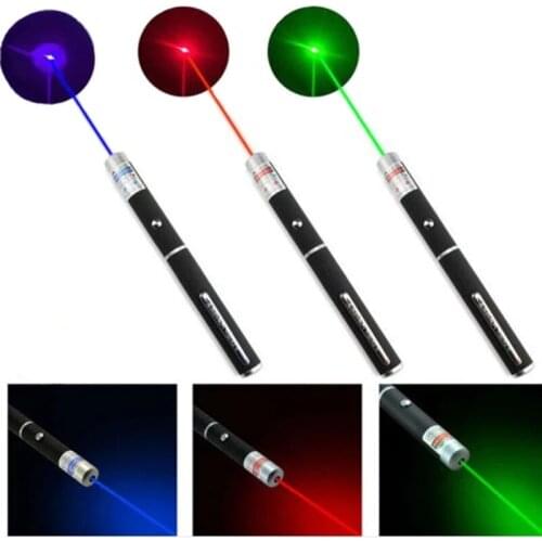5MW High Powerful Laser Sight Pointer Adjustable Lazer Torch Meter Green Blue Red Hunting Accessories Cat Toys Torch Lasers Pen