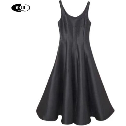 Designer Runway Celebrity Black Party Night Dresses For Women Traf Elegant Backless Strap Sundress Summer Woman Clothes Vestido