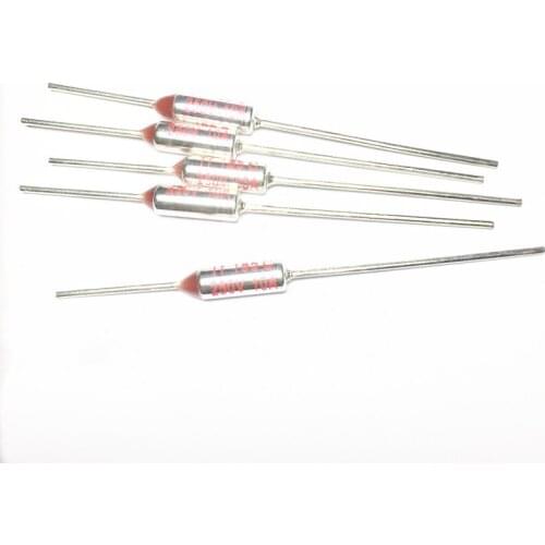 100pcs Circuit Cut Off Temperature Thermal Cutoffs Fuse AC250V 10A RY TF 60~285C 10A250V aluminum Thermal Protector