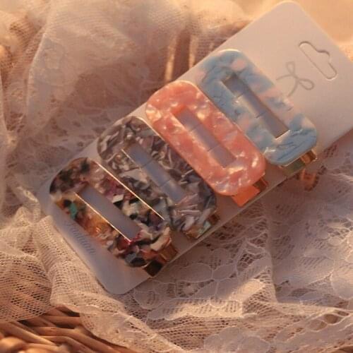 2020 New Arrival barrettes high quality hair clips hairpin seven colors and two styles hair ornament headwear