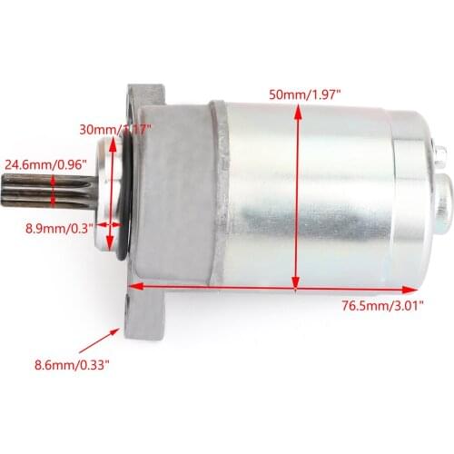 Artudatech Starter 9-Spline For Yamaha LTS125 D'elight/Axis Z 17 B7A-H1890-00 BW5-H1890-00 Motorcycle Accessories Parts